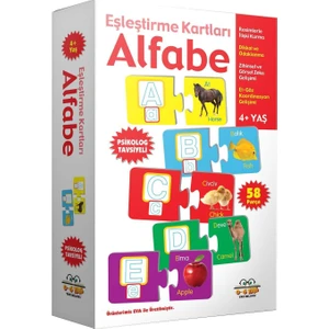 0-6 Yaş Yayınları Alfabe - Eşleştirme Kartları -