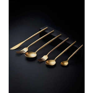 Brondoff Ikon 36 Parça Tittanyum Gold Çatal Kaşık Seti