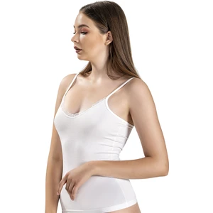 Kadın Ekru Modal Pamuklu Ip Askılı Atlet 615