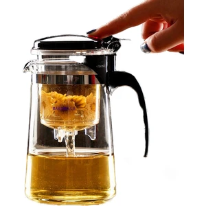 Çay Demlik Çay Tencere Isıya Dayanıklı Cam Çay Seti Çin Kung Fu Çay Setleri Su Isıtıcısı Kahve Cam Makinesi Uygun Ofis Çay Potu | Çaydanlıklar (Yurt Dışından)
