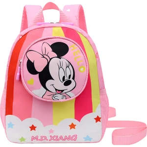 Ivy Stationery Minnie Mouse Temalı Okul Çantası Pvc Sırt Çantası - Pembe (Yurt Dışından)