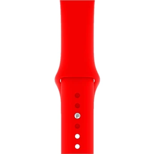 Apple Watch 2 3 4 5 6 7 Se Uyumlu 42-44 mm  A+ Kaliteli Silikon Kordon Kırmızı