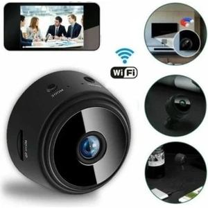 1080P Mini Wifi Kamera Gece Görüşlü Hareket Sensörlü Mini Dv Siyah. Mini Kamera.