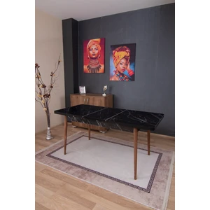 KFH-1901 Açılır Katlanır Ayaklı Yemek ve Mutfak Masası 80 x 130 cm