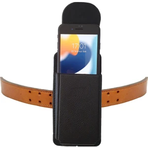 iPhone 7 Kemere Takılan Telefon Kılıfı Bel Kemer Kılıfları Kapaklı Mıknatıslı