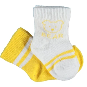Biorganic Bear 2'li Kız Çorap 68412 Sarı