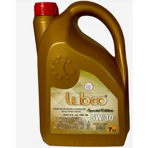 Lubco Tam Sentetik 5W30 7 Litre Dpf Partüküllü Euro 3-4-5 Uyumlu Motor Yağı ( Üretim Yılı: 2022 )