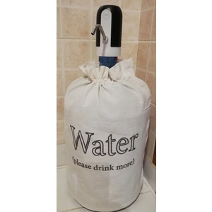 Krem Büzgülü Water Baskılı Damacana Kılıfı