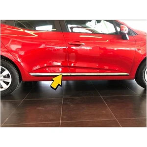 Mzm Oto Dizayn Renault Clio 5  Hb Krom Yan Kapı Çıtası 4 Kapı 2020 P.Çelik