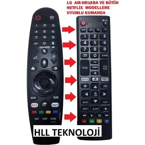 HLL Teknoloji Lg LED Tv Sihirli Kumanda- 1 AN-MR650A-YEDEK Kumanda- 1
