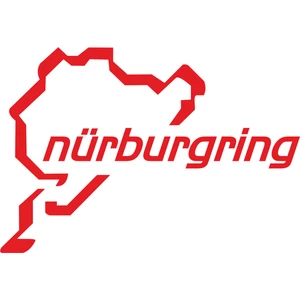 Quart Aksesuar Nürburgring Oto Sticker Araba Cam Sticker