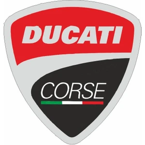 Ducatı Corse Uyumlu Logo Damla Stıcker