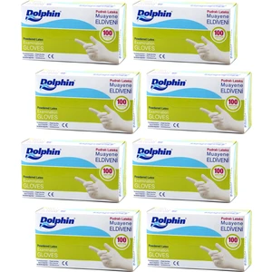 Lateks Eldiven Pudralı Küçük (S) - 100'LÜ 8 Paket