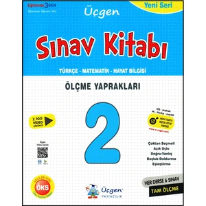 Üçgen Yayıncılık 2. Sınıf Yeni Seri Sınav Kitabı (Türkçe-Matematik-Hayat Bilgisi)