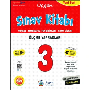 Üçgen Yayıncılık 3. Sınıf Yeni Seri Sınav Kitabı (Türkçe-Matematik-Fen-Hayat Bilgisi)