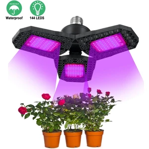 126 LED Spectrum Lamba 200W Bitki Yetiştirme Işığı Hidroponik Full Spectrum Kapalı Alan Bitki Çiçek