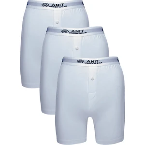 Anıt 1114 Likralı Uzun Paça 3'lu Boxer
