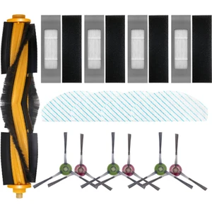 Shuai Yan Ecovacs Deebot Ozmo T9 Için 15 Aksesuar 1 x Ana Fırça 6 x Yan Fırça 4 x Filtre Deebot Ozmo T9 Için 4 x Mendil (Yurt Dışından)
