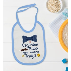 Bk Kids Mavi Bebek Mama Önlüğü - Model 37