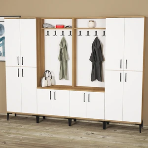 Kalender Dekor Rose-1-1-4-4 Portmanto Vestiyer Ayakkabılık RS02