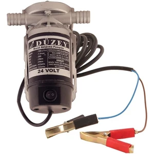 24 Volt 3/4''çıkışlı Dıştan Çekme Sıvı Transfer(Mazot Aktarma) Pompası(Mazot,süt,yağ)