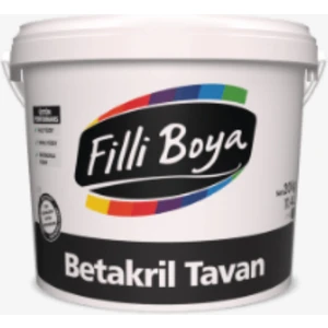 Filli Boya *yeni*küf-Nem Önleyici Betakril Tavan Boyası 3.5kg