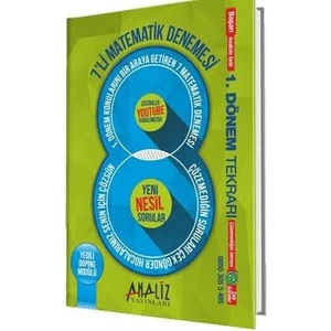 Analiz Yayınları 8.Sınıf LGS  Matematik 7 Deneme 1. Dönem