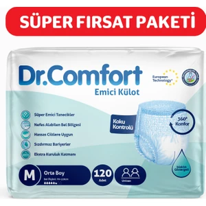 Yetişkin Emici Külot Medium 30'Lu 4 Paket 120 Adet