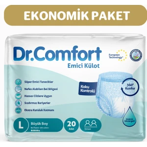 Yetişkin Emici Külot Large 10'Lu 2 Paket 20 Adet