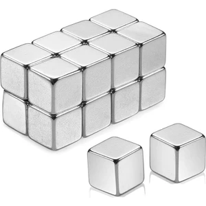 Mıknatıs AVM Çok Güçlü Neodyum Mıknatıs Küp 10x10x10 mm (2 Adet)