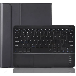 Samsung Galaxy Tab A8 SM-X200 10.5 (2021) Bluetooth Klavye + Touchpad Standlı Kılıf - Bkk2