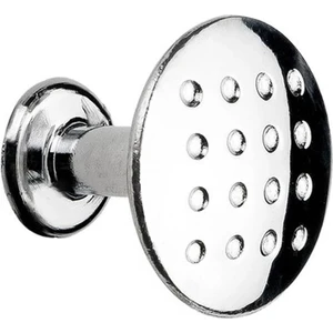 Noktalı Düğme Çekmece Dolap Kapak Kulpu Kulbu Krom Metal Daire Kulp
