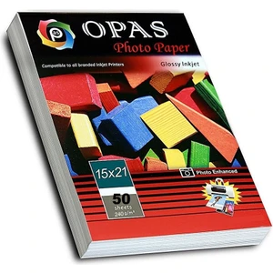 Epson-Canon Uyumlu Parlak Fotoğraf Kağıdı 240GSM 50 Adet A5 - 15X21