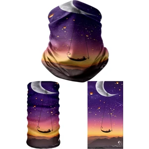 Manzara Temalı Boyunluk Bandana Polyester Malzemeden Üretilmiş 4 Mevsim Kullanım