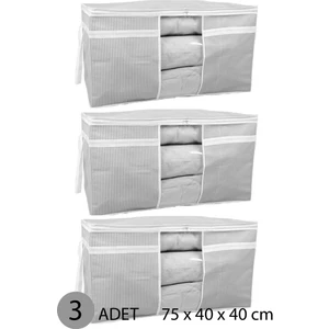 Pencereli Yastık Hurcu Maxi Hurç 75X40X40 cm - 3 Adet