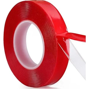 Çift Taraflı Bant Şeffaf Silikon Bant Güçlü Yapıştırıcı Montaj Bandı 10MM x 5 Metre