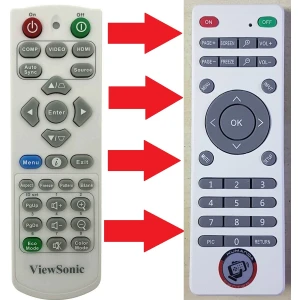 Q-3101 / A0001005PA500  PA503  PG700  PS500  PS501  VS16907  VS16909 Projeksiyon Kumandası