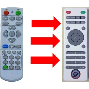 PA305W / PA500 / PA503W / PG700 / PS500 / PS501 / VS16907 Projeksiyon Kumandası