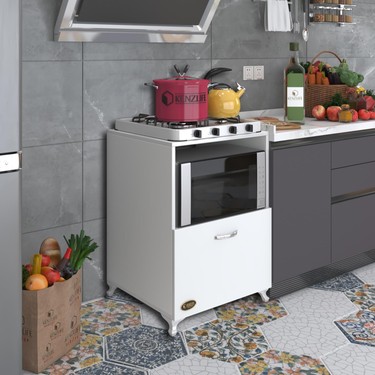 Kenzlife ocak dolabı ayşe byz 85*60*57 mutfak modül mini Fiyatı