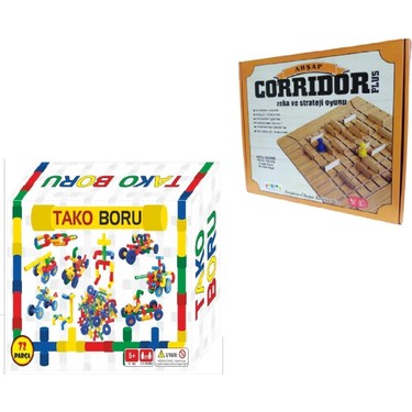 Zekice Tekerlekli Boru LEGO Tako Boru ve Ahşap Koridor Fiyatı