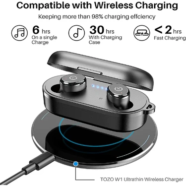Tozo T10 Bluetooth 5.3 Iphone ve Android Uyumlu Su Gecirmez Fiyat