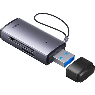 Baseus Lite Series Usb-A Sd-Microsd Hafıza Kart Okuyucu Dönüştürücü Adaptör