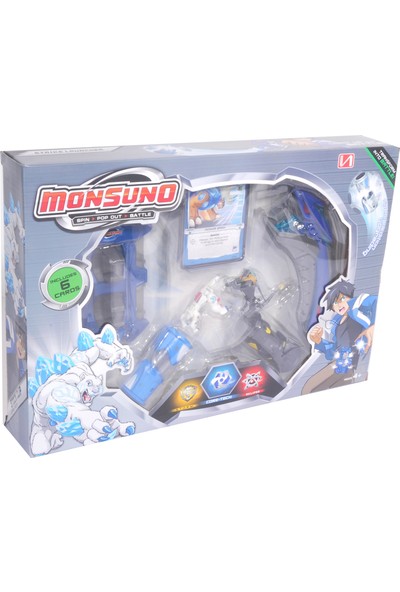 Monsuno ESZ814 Monsuno Animals Battle Aksiyon Karakter Figür Oyuncak Seti & Oyuncu Kartları