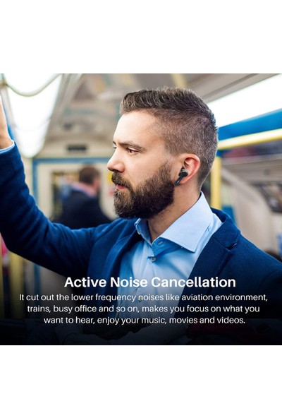 Tozo Nc2 Hibrit Etkin Gürültü Önleyici Kablosuz Kulaklık, Anc Kulak Içi Algılama Kulaklıkları, Ipx6 Su Geçirmez Bluetooth 5.2 Stereo Kulaklık