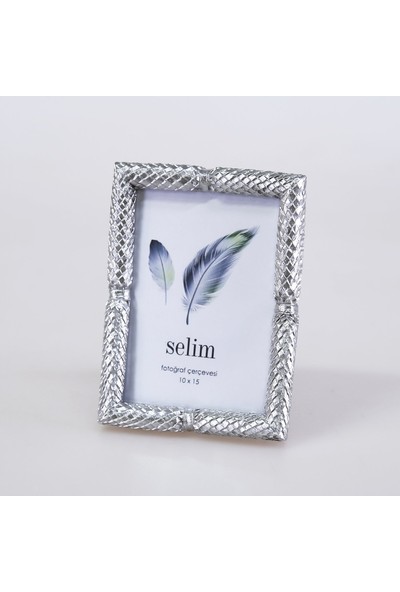 Selim 10 x 15 cm Zena Çerçeve Gümüş