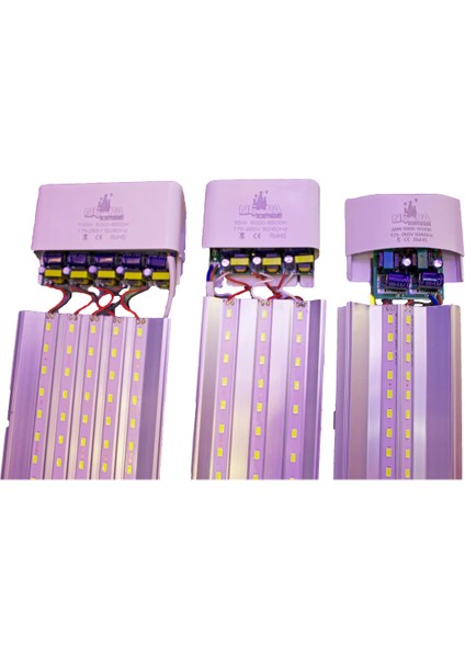 Nepa 55 Watt Led Bant Armatür 120 Cm. 220 Volt Renk: Beyaz 3 Sıra 5630 Ledli - Yüksek Isık modelleri