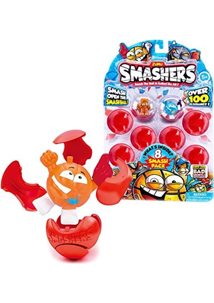 Marka: Mercan Smashers Paket, 8 Adet (ZUR-SMH-7403) Kategori: Kutu Oyunları