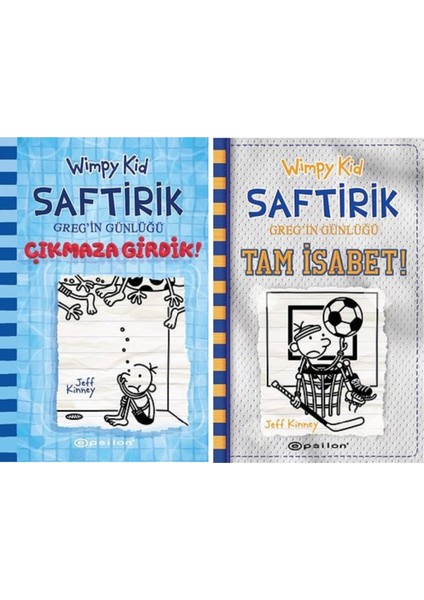 Saftirik 15: Çıkmaza Girdik! - Saftirik 16: Tam İsabet! - 2 Kitap - Jeff Kinney