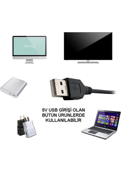 Tv Arkası Rgb Şerit Led – Usb Girişli – 5 Metre – Tel. Uygulamadan Kontrol - Silikonlu Led modelleri