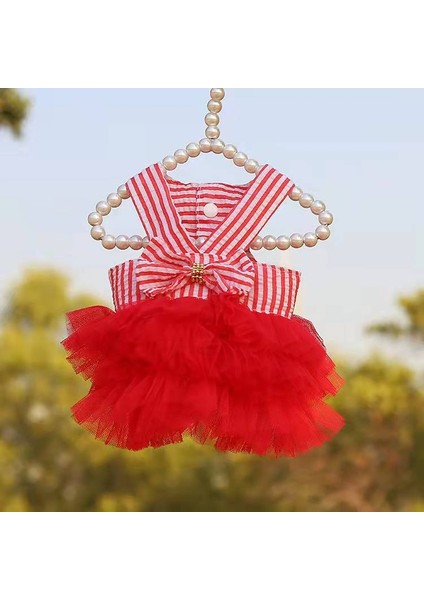 Şifon Kabarık Köpek Kıyafeti - Kırmızı (Yurt Dışından) modelleri